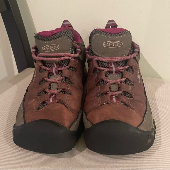 Keen Targhee III Womens Lace Up Waterproof Hiking Shoes Brown Pink Size 7.5 - Picture 11 of 12